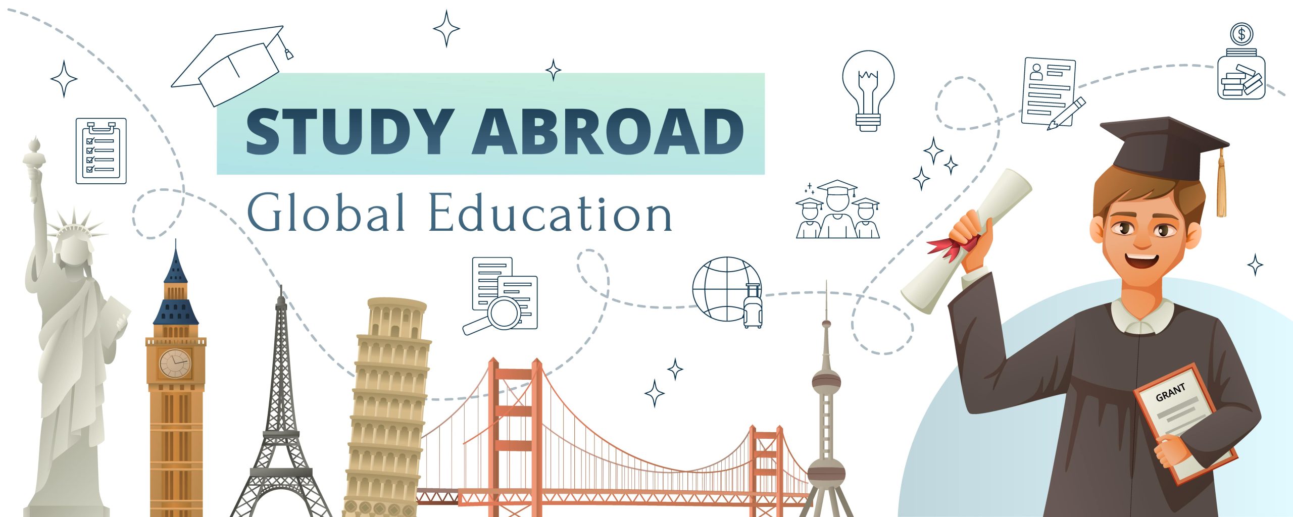 Hero Section of Studying Abroad in About Page